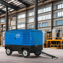Load image into Gallery viewer, LIUTECH LUY330-30 High-Pressure Diesel Rotary Screw Portable Air Compressor 30bar 435psi 33m³/min 1168cfm with Atlas Copco Air-end &amp; Yuchai Engine | Low Noise, Energy-Saving for Mining, Construction, Heavy-Duty Outdoor Use, Deep Well Drilling
