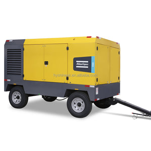 Atlas Copco V900 Portable Diesel Screw Air Compressor 25bar 363psi 896cfm 25m³/min Mining Construction Remote Site Outdoor Work - Hyshina