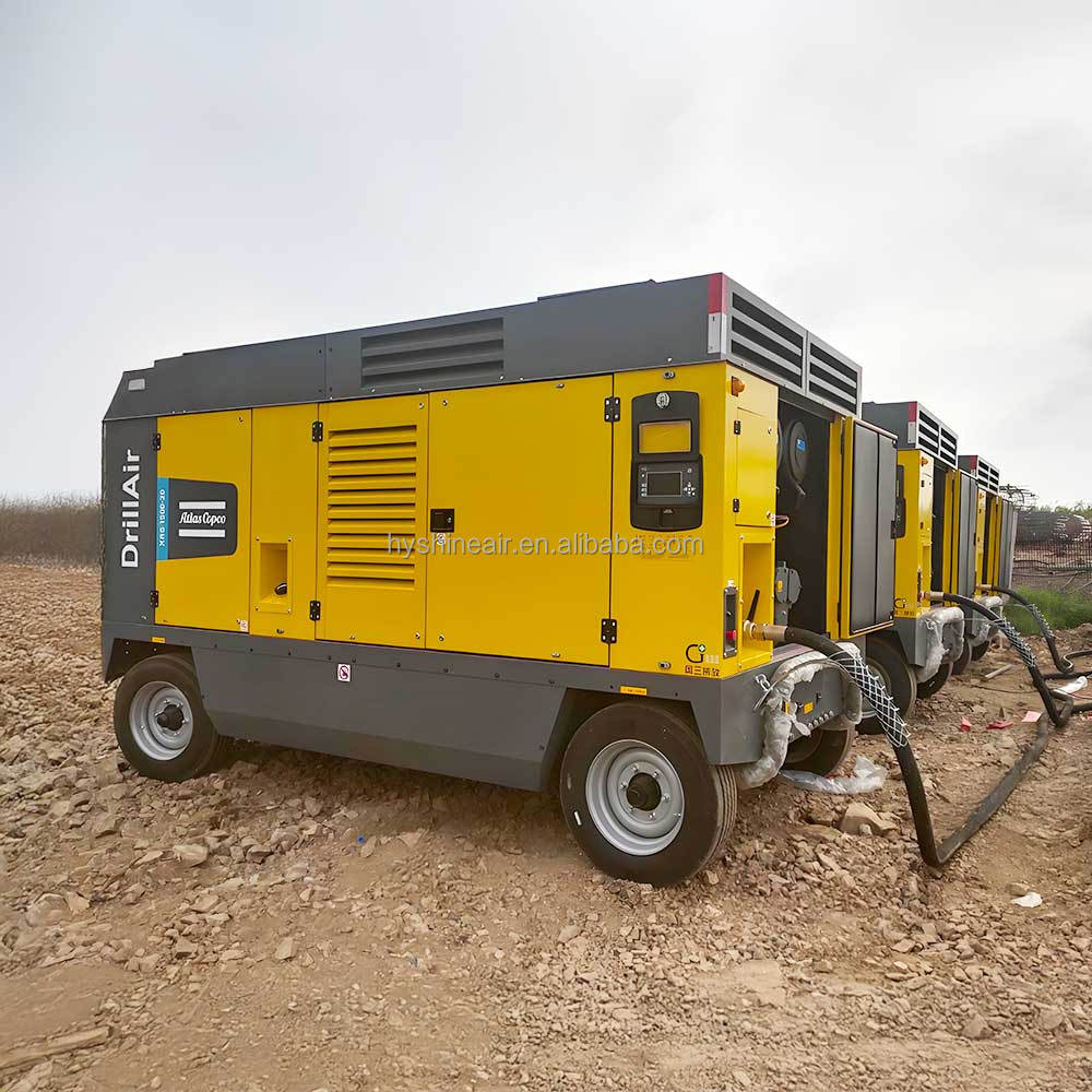 Atlas Copco XRS1500-20 Portable Air Compressor 16-20bar 1519-1416cfm Diesel Engine Mining Construction Industrial Outdoor Work