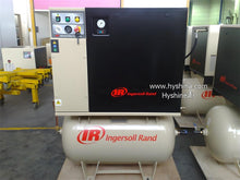 Load image into Gallery viewer, Ingersoll Rand UP5 UP6 TAS Small Oil-injected Screw Air Compressor 7.5kW 10HP 8bar 10bar with Integrated Refrigerated Dryer Optional 272L Receiver

