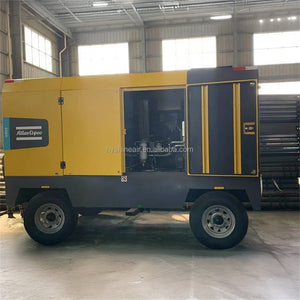 Atlas Copco V900 Portable Diesel Screw Air Compressor 25bar 363psi 896cfm 25m³/min Mining Construction Remote Site Outdoor Work - Hyshina