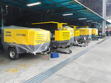 Load image into Gallery viewer, Atlas Copco XATS350 Portable Diesel Screw Air Compressor 10.3bar 360cfm 10m³/min Mobile Engine Low Noise Mining Construction New

