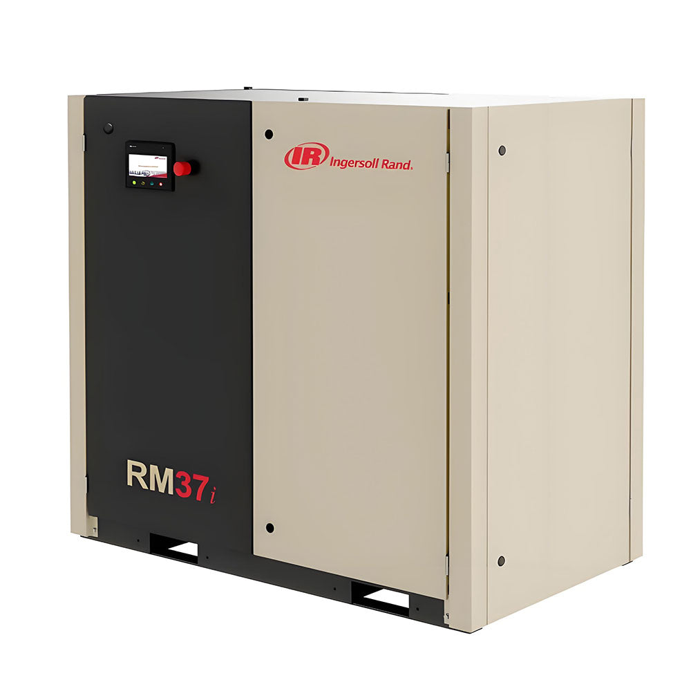 Ingersoll Rand RM37i Single-stage Oil-flooded Screw Air Compressor 37kW 50HP 7bar 8bar 10bar 380-415V IE3 Motor Gear Drive IoT