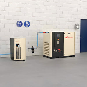 Ingersoll Rand RM15ie TAS Single-stage Oil-flooded Screw Air Compressor 15kW 20HP 7.5bar 8.5bar 10bar 14bar Optional Refrigerated Dryer 400V Gear Direct Drive IoT