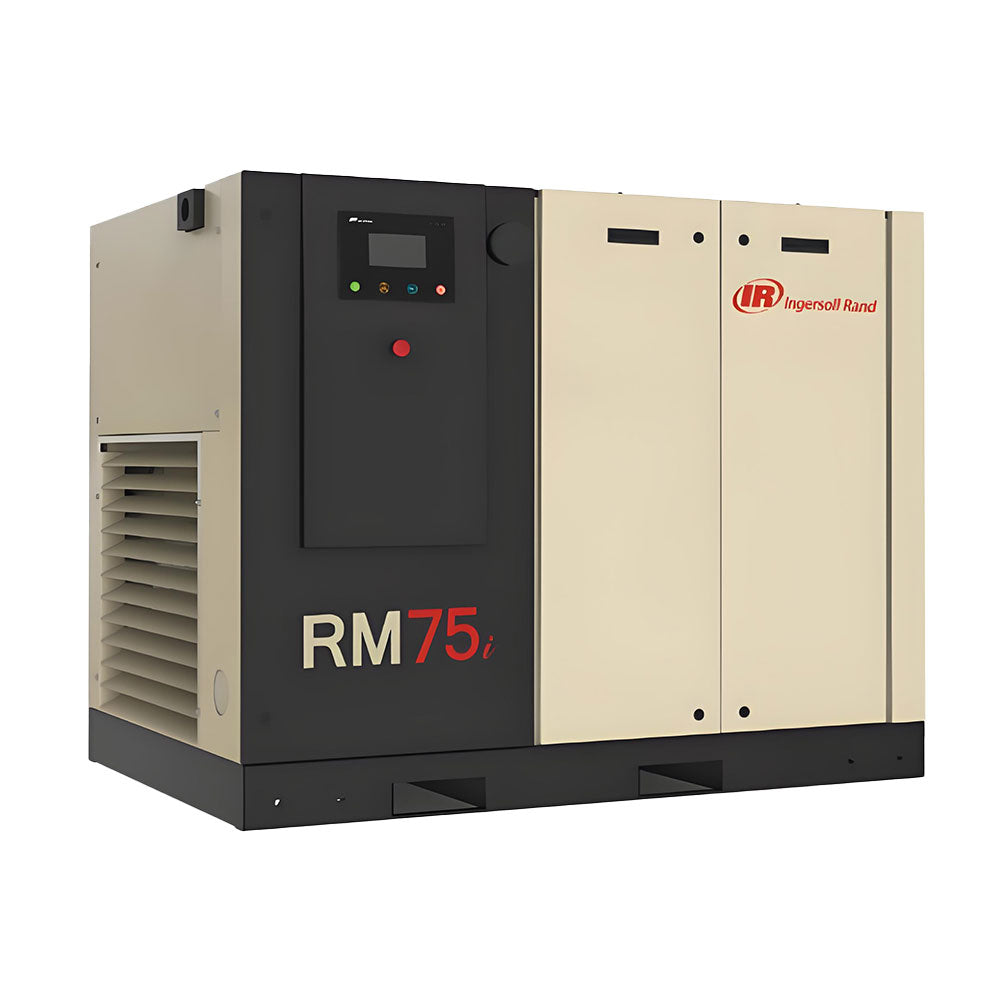 Ingersoll Rand RM75i RM75ie Single-stage Oil-flooded Screw Air Compressor 75kW 100HP 7.5bar 8.5bar 10bar 12.5bar 380-415V IE3 Motor IP54 IoT Cooling Options