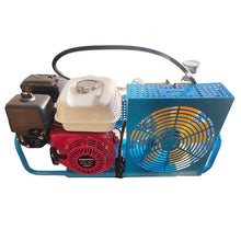 Load image into Gallery viewer, Portable High Pressure Breathing Air Compressor 300bar 4500psi with Oil-Free Filtration for Scuba Diving &amp; Fire Safety Cylinders Inflation
