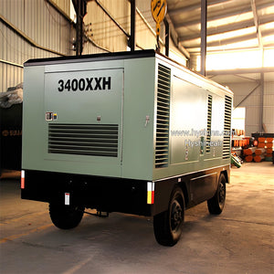 Sullair 1525XH Ultra-High Pressure Diesel Screw Portable Air Compressor 40bar 580psi 1525cfm 43.2m³/min CAT Engine Well Drilling