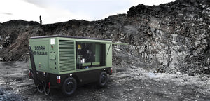 Sullair 1525XH Ultra-High Pressure Diesel Screw Portable Air Compressor 40bar 580psi 1525cfm 43.2m³/min CAT Engine Well Drilling