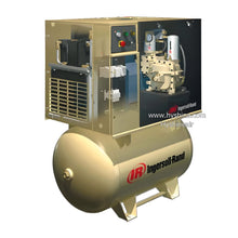 Load image into Gallery viewer, Ingersoll Rand UP5 UP6 TAS Small Oil-injected Screw Air Compressor 7.5kW 10HP 8bar 10bar with Integrated Refrigerated Dryer Optional 272L Receiver
