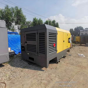 Atlas Copco V900 Portable Diesel Screw Air Compressor 25bar 363psi 896cfm 25m³/min Mining Construction Remote Site Outdoor Work - Hyshina