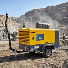 Загрузить изображение в средство просмотра галереи, Atlas Copco X-Air 400-12 PACE Mobile Diesel Screw Air Compressor 360-425 CFM 7-12 Bar 100-175 Psi Cummins Multi Pressure
