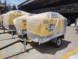 Atlas Copco XAHS400 PACE Portable Diesel Screw Air Compressor 5-12bar 410-360cfm 12-10m³/min Mining Construction Outdoor Work - Hyshina