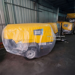 Atlas Copco XAS88 Portable Diesel Screw Air Compressor 7bar 100psi 175cfm 5m³/min Mining Construction Rural Area Outdoor Work