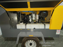 Load image into Gallery viewer, Atlas Copco XATS350 XATS156C Portable Diesel Screw Air Compressor 10.3bar 360cfm 10m³/min Mobile Engine Low Noise Mining Construction New - Hyshina
