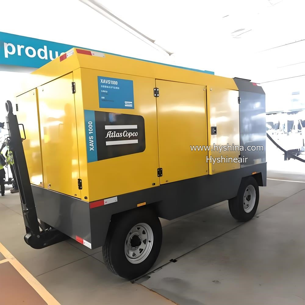 Atlas Copco XAVS1000 Portable Diesel Screw Air Compressor 12-14 bar 175-200 psi 1021-901 cfm 28.9-25.5 m3/min Outdoor Work New