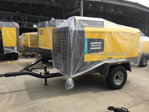 Atlas Copco XAXS600 Portable Diesel Screw Air Compressor 17bar 250psi 587cfm 17m³/min Mining Construction Industrial Outdoor Use - Hyshina