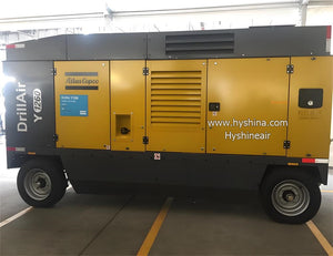 Atlas Copco Y1260 Diesel Portable Air Compressor 15-35bar 218-508psi 1226-1455cfm 34.7-41.2m³/min Construction Outdoor Operation - Hyshina