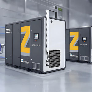 Atlas Copco ZT22 VSD Stationary Industrial Class 0 Oil-Free Rotary Tooth Air Compressor 7.5/8.6/10 bar 22kW 30HP Built-in Dryer