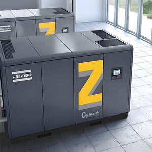 Atlas Copco ZT22 VSD Stationary Industrial Class 0 Oil-Free Rotary Tooth Air Compressor 7.5/8.6/10 bar 22kW 30HP Built-in Dryer