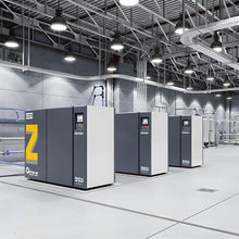 Load image into Gallery viewer, Atlas Copco ZT22 VSD Stationary Industrial Class 0 Oil-Free Rotary Tooth Air Compressor 7.5/8.6/10 bar 22kW 30HP Built-in Dryer
