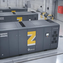 Load image into Gallery viewer, Atlas Copco ZT22 VSD Stationary Industrial Class 0 Oil-Free Rotary Tooth Air Compressor 7.5/8.6/10 bar 22kW 30HP Built-in Dryer
