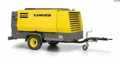 Atlas Copco Size 1.5: Single axle, oil-injected, asymmetrical rotary screw portable compressors, 8.6-14 bar (125-200 psig) - Hyshina