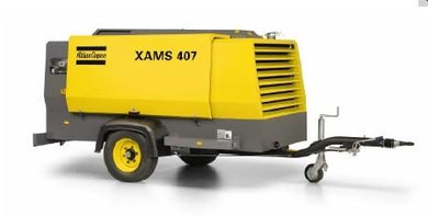 Atlas Copco Size 2 LP: Single axle, oil-injected, rotary screw portable compressors, 8.6-14 bar (125-200 psig) - Hyshina
