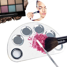 Load image into Gallery viewer, Pro Cosmetics Makeup Mixing Palette, Premium Stainless Steel Metal Makeup Palette Spatula Tool, Suitable for Mixing Foundation/Eye Shadow/Ey - Hyshina
