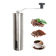 Load image into Gallery viewer, Manual Coffee Grinder, Hand Grinder Stainless Steel Coffee Mill, Adjustable Setting Conical Ceramic Burr Mill for Aeropress, Drip Coffee, Espresso, French Press, Turkish Brew - Hyshina
