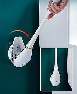 Silicone Water Drop Toilet Brush & Holder Set - Hyshina