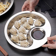 Load image into Gallery viewer, Stainless Dumpling Plate - Hyshina
