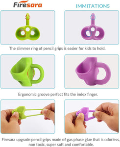 Pencil Grips for Kids Preschoolers Children 6pcs - Hyshina