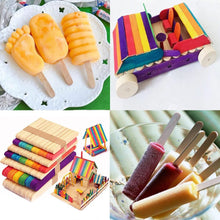 Load image into Gallery viewer, Craft Sticks, 200 Pcs Natural Wood Popsicle Crafts - Hyshina
