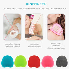 Load image into Gallery viewer, Soft Silicone Body Scrubber Exfoliating Glove Shower Cleansing Brush, SPA Massage Skin Care Tool, for Sensitive and all Kinds of Skin - Hyshina
