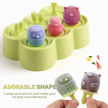 Load image into Gallery viewer, Mini Ice Pop Mold 6 Cavities, Reusable Cartoon DIY Popsicle Molds - Hyshina
