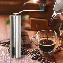 Load image into Gallery viewer, Manual Coffee Grinder, Hand Grinder Stainless Steel Coffee Mill, Adjustable Setting Conical Ceramic Burr Mill for Aeropress, Drip Coffee, Espresso, French Press, Turkish Brew - Hyshina
