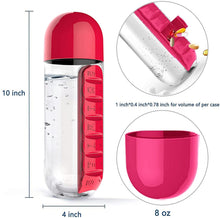 Load image into Gallery viewer, Pill Organizer Water Bottle - Hyshina
