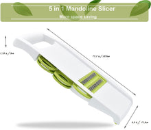 Load image into Gallery viewer, 5 in 1 Slicer Vegetable Slicer Multi Blade Shredder Grater - Hyshina
