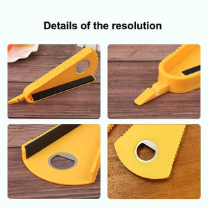Jar Opener,Multi Function Bottle Opener Can Opener Kit,Jar Opener with Silicone Handle Easy to Use for Children, Elderly and Arthriti - Hyshina