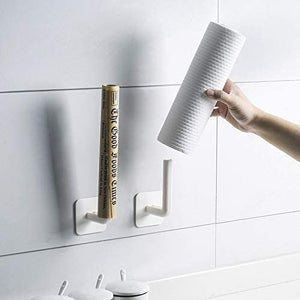 Wall Mounted Paper Towel Holders Multifunctional Hook - Hyshina