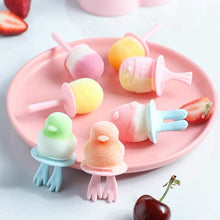 Load image into Gallery viewer, Mini Ice Pop Mold 6 Cavities, Reusable Cartoon DIY Popsicle Molds - Hyshina
