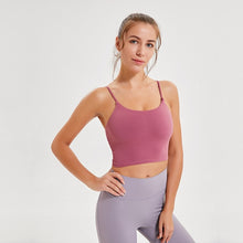 Load image into Gallery viewer, Removable Cups Yoga Tank Tops Sports Bra - Hyshina
