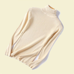 Pullovers Women Turtleneck Sweaters - Hyshina