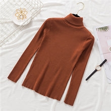 Load image into Gallery viewer, Pullovers Women Turtleneck Sweaters - Hyshina
