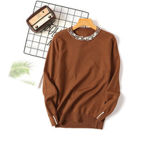 Load image into Gallery viewer, women pullovers Pearl sweaters - Hyshina
