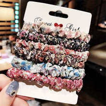 Load image into Gallery viewer, Scrunchies Hair Ring Hair Ties Rope - Hyshina
