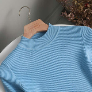 Women Knitting Sweater Pullovers - Hyshina