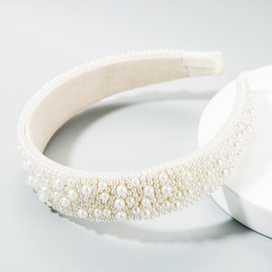 Baroque Simulated Pearl Headband - Hyshina