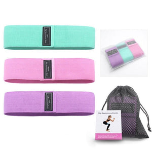 Resistance Bands 3-Piece Set Fitness Rubber Band - Hyshina