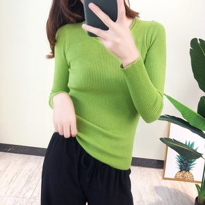 Women Knitted Sweaters Plus Size - Hyshina